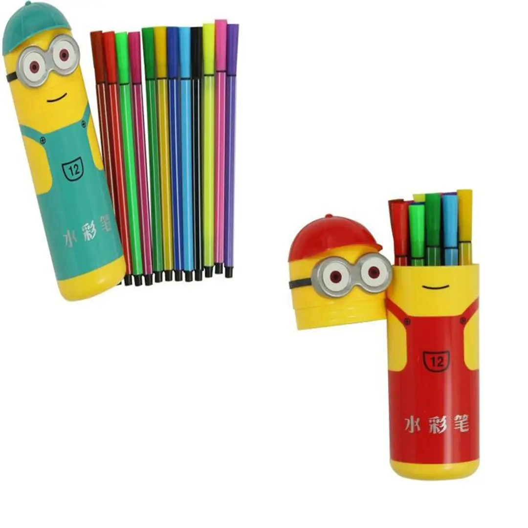 Flipkartcom  Variety Novelty All Color Mixed Design Sketch Pens In Minion  Box Superfine Nib Sketch Pen  Sketch Pens