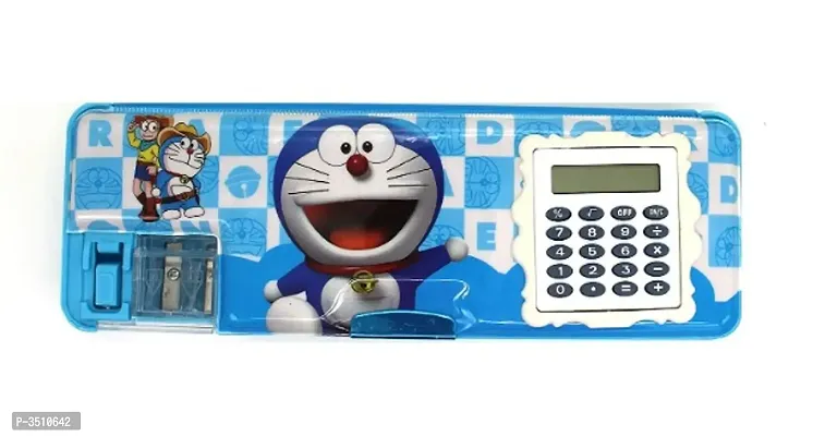 Doraemon Pencil box with Calculator (SET OF 1)-thumb0
