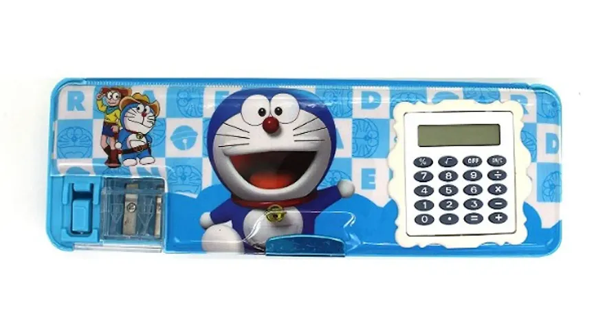 Cartoon Character Pencil Boxes with calculator!
