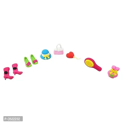 New Barbie Erasers for Kids (set of 7)-thumb2