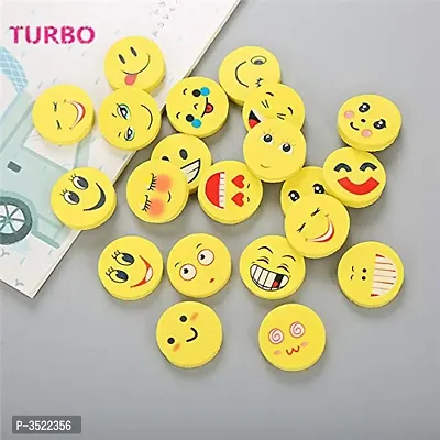 Smiley Erasers / Rubber Birthday Return Gifts for Kids (Pack of 4 PCS)-thumb4