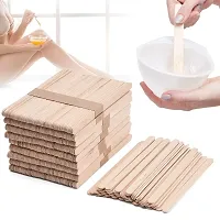 Waxing Strips - White-30 Pcs Strips  Waxing Sticks Pack Of 4 Sticks combo (pack of 2)-thumb2