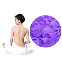 Body Bathing Brush For Cleaning Soft Sponge Loofah For Men And Women Pack Of 1(MULTI COLOR)-thumb1