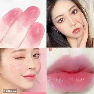 Girls Waterproof Moisturizing Crystal Flower Jelly Lipstick (8 g, Multicolor)-thumb2