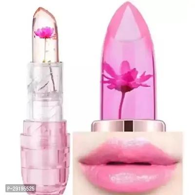 Color Change Long Lasting Flower Jelly Lipstick (Light Pink, 3.6 g)-thumb0