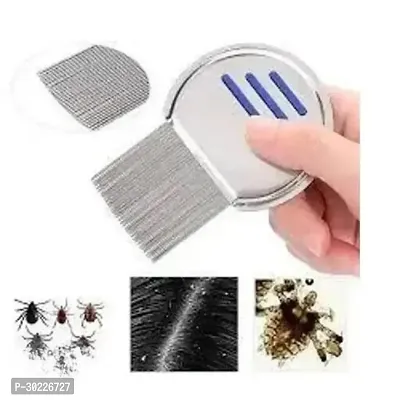 Lice Comb Stainless Steel Lice Terminator Fine Egg Lice Egg Removal Lice Comb-thumb0