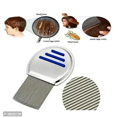 Lice Comb Stainless Steel Lice Terminator Fine Egg Lice Egg Removal Lice Comb-thumb0