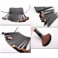 24 Original Cosmetic Brushes Professional Makeup Tools Black Handle (Pack of 24)-thumb1