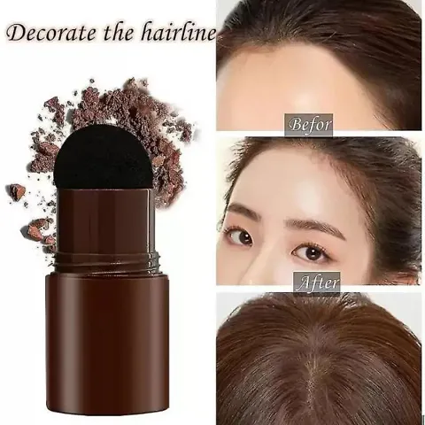 Dark brown Color Hairline Shadow Powder Stick Hair Powder Eyebrow Powder 20 g  (Dark brown)