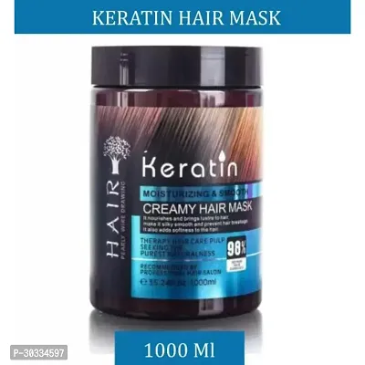 Keratin Hair Smoothing Hair SPA Nourishing Cream for Dry  Damaged Hair  (800 ml)-thumb0