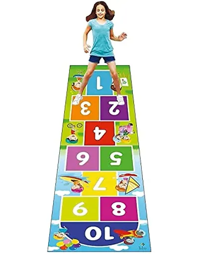 Kids Educational Hopscotch Play mat and Activity Worksheets