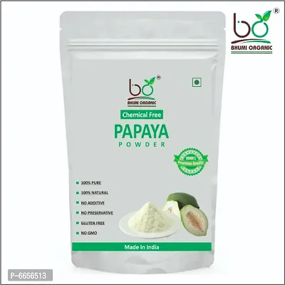 Bhumi Organic Natural Raw Papaya Powder-500gm