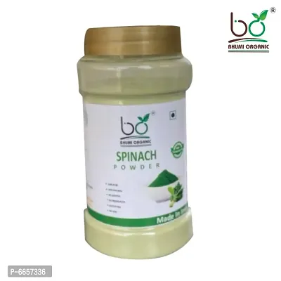 Bhumi Organic Natural Spinach Powder-500gm-thumb0