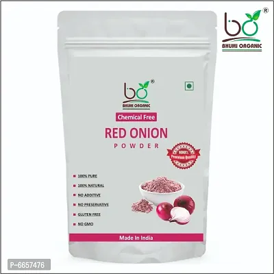 Bhumi Organic Red  Organic Dehydrated Onion Powder for Cooking and Hair Growth-500gm-thumb0