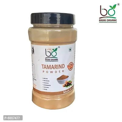 Bhumi Organic Tamarind Powder (Imli Powder) , Imli Chutney, /Tangy, Hydrated and Delicious/ Ready To Use-500gm-thumb0