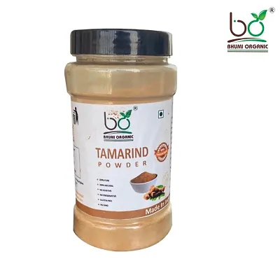 Bhumi Organic Tamarind Powder (Imli Powder) , Imli Chutney, /Tangy, Hydrated and Delicious/ Ready To Use-500gm