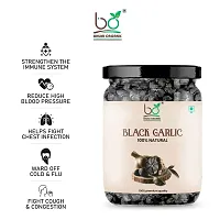 Bhumi Organic Black Garlic,Ready To Eat Peeled Cloves,Peeled Black Garlic-thumb2