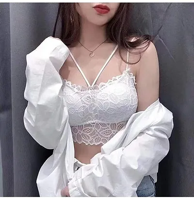 Lace Padded Bralette For Women