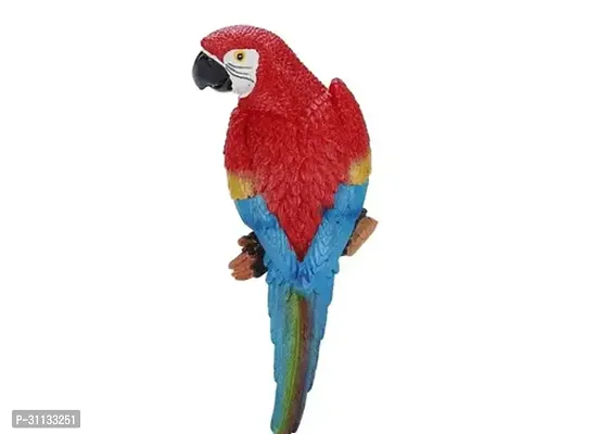 Realistic Resin Ornament Parrot Figure Model Garden Sculpture Wall Decoration-thumb0