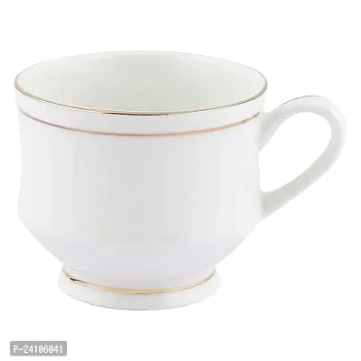 Useful China Tea Coffee Cup Set With Golden Line - Set Of 6-thumb2