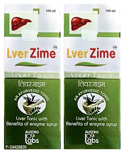 Austro Lver Zime 100Ml X 2 ( Pack Of 2 ) Lver Tonic Ayurvedic Herbal