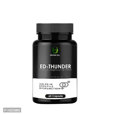 Ed Thunder Capsule helps treat erectile dysfunction maintains the normal blood flow to the male organs and sustains regular blood testosterone levels