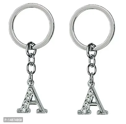 Classic Metal Suitable to use as Bag Charm, Car Keychain, Bike Keychain, Set of 2-thumb0