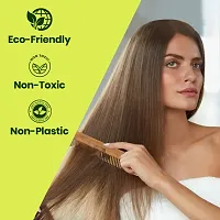 Naturel Pure Neem Wooden Comb For Women  Men For Hair Growth-thumb3