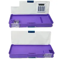 Frozen And Doreamon Calculator Box Art Plastic Pencil Boxes  (Set of 2, Multicolor)-thumb4
