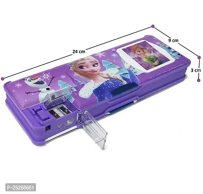 Frozen And Avenger Calculator Box Art Plastic Pencil Boxes  (Set of 2, Multicolor)-thumb5