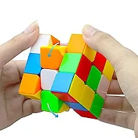 Stickerless Speed Cube for Kids  Adults Magic Speedy Stress Buster Brainstorming Puzzle Cube-thumb1