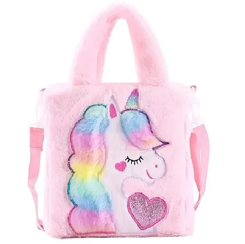 Unicorn Plush Handbag for Girls || Shoulder Bag