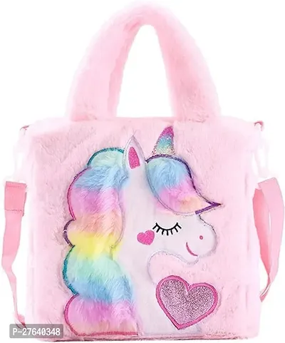 Unicorn Plush Handbag for Girls || Shoulder Bag-thumb3