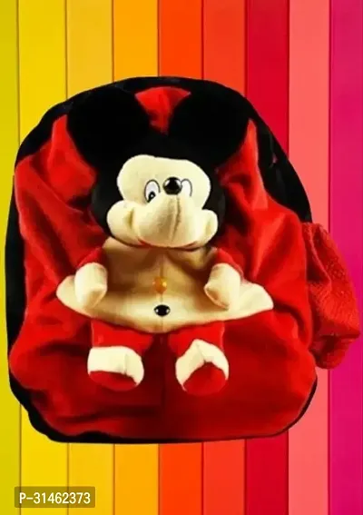 micky mouse Bag Soft Material School Bag For Kids Plush Backpack Cartoon Toy Childrens Gifts Boy Girl Baby Decor School Bag For KidsAge 2 to 6 Year 4