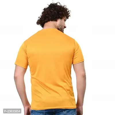 Classic Polycotton Round Neck Tees For Men-thumb3