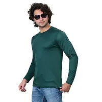 Stylish Fancy Polycotton Solid Round Neck T-Shirts For Men Pack Of 1-thumb3