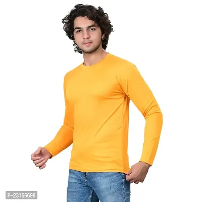 Stylish Fancy Polycotton Solid Round Neck T-Shirts For Men Pack Of 1-thumb5