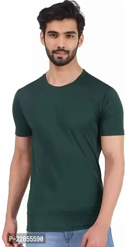 Stylish Polyester Tees For Men, Pack Of 1-thumb0