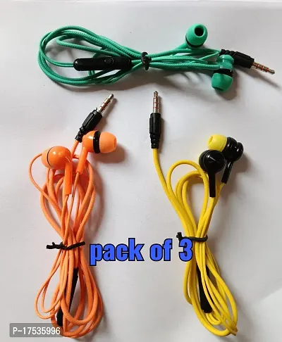 Earphone pack of 3pc G 1 O 1 Y 1