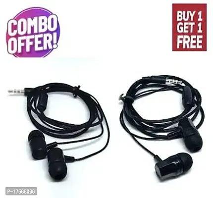 BUY 1 GET 1 FREE Earphone black-thumb0