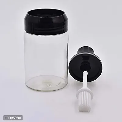 Modern Glass Storage Jars - 250 ml Glass Pickle Jar  (Pack Of 2 , Clear)-thumb4