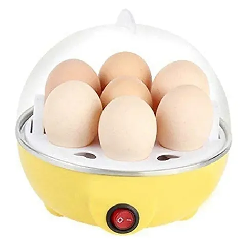 Egg Boiler Electric Automatic Off 7 Egg Poacher for Steaming, Cooking, Boiling and Frying (Multicolor)