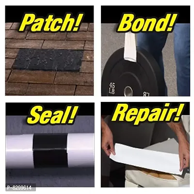 Flex Tape for Seal Leakage, Instantly Stop Leakage and Repair, Seal Tape for Repairing Holes Cracks Pipes Gaps Roof Boat Leaks Kitchen Sink Toilet Tub-thumb2