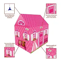 Jumbo Size Extremely Light Weight, Water Proof Kids Princess Play theme tent house For 10 Year Old Kids Girls And Boys -Multicolor (Candy House Tent) (Doll House Tent)-thumb2