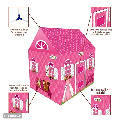 Jumbo Size Extremely Light Weight, Water Proof Kids Princess Play theme tent house For 10 Year Old Kids Girls And Boys -Multicolor (Candy House Tent) (Doll House Tent)-thumb3