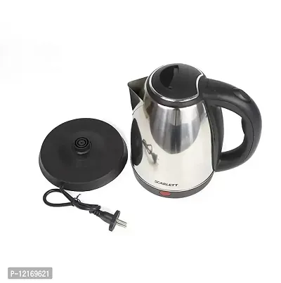 Electric Kettle Stainless Steel 2 L | 1500W | Superfast Boiling | Auto Shut-Off | Boil Dry Protection | 360deg; Rotating Base | Water Level Indicator-thumb0