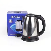 Electric Kettle Stainless Steel 2 L | 1500W | Superfast Boiling | Auto Shut-Off | Boil Dry Protection | 360deg; Rotating Base | Water Level Indicator-thumb1