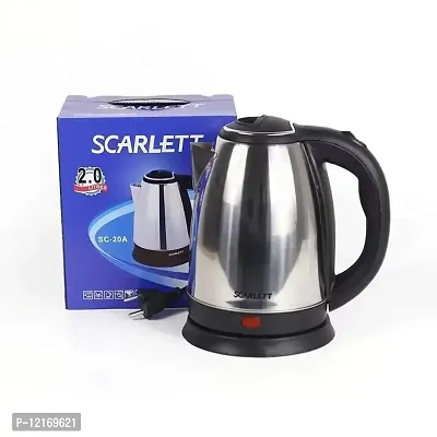 Electric Kettle Stainless Steel 2 L | 1500W | Superfast Boiling | Auto Shut-Off | Boil Dry Protection | 360deg; Rotating Base | Water Level Indicator-thumb2