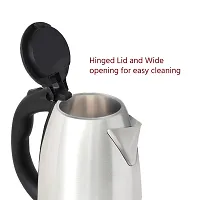 Electric Kettle Stainless Steel 2 L | 1500W | Superfast Boiling | Auto Shut-Off | Boil Dry Protection | 360deg; Rotating Base | Water Level Indicator-thumb3