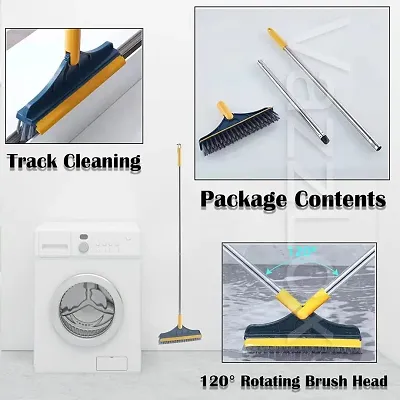 Epsilon Bathroom Tiles Cleaner Brush with Long Handle Floor